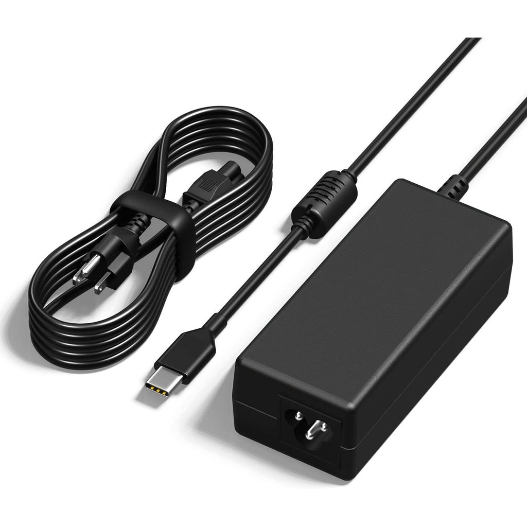 Bộ sạc máy tính xách tay USB-C 65W 45W Loại C Bộ sạc nhanh Máy tính, Tương thích với Lenovo, Dell, A