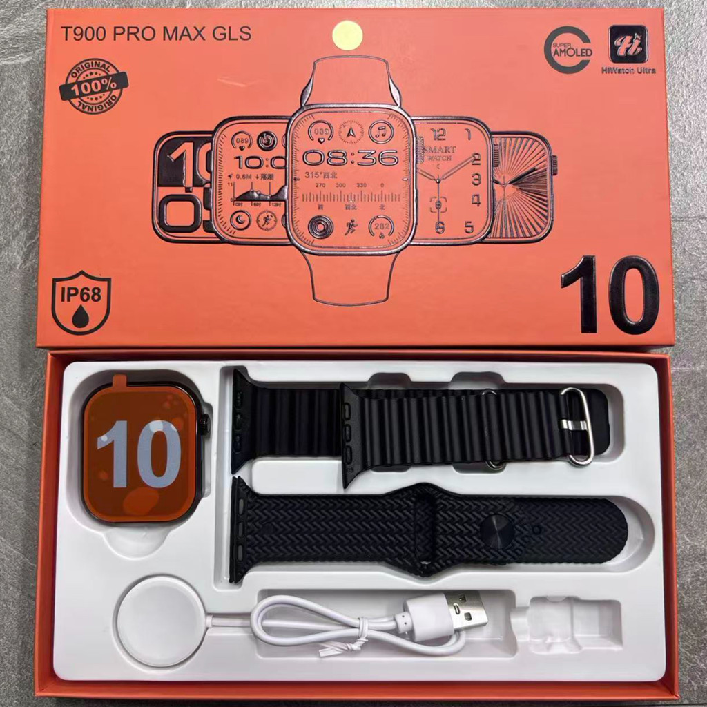 Đồng hồ thông minh T900 Pro Max GLS chống thấm nước Dành cho nam nữ 2.19 Inch Thể thao Serie 9 Đồng 