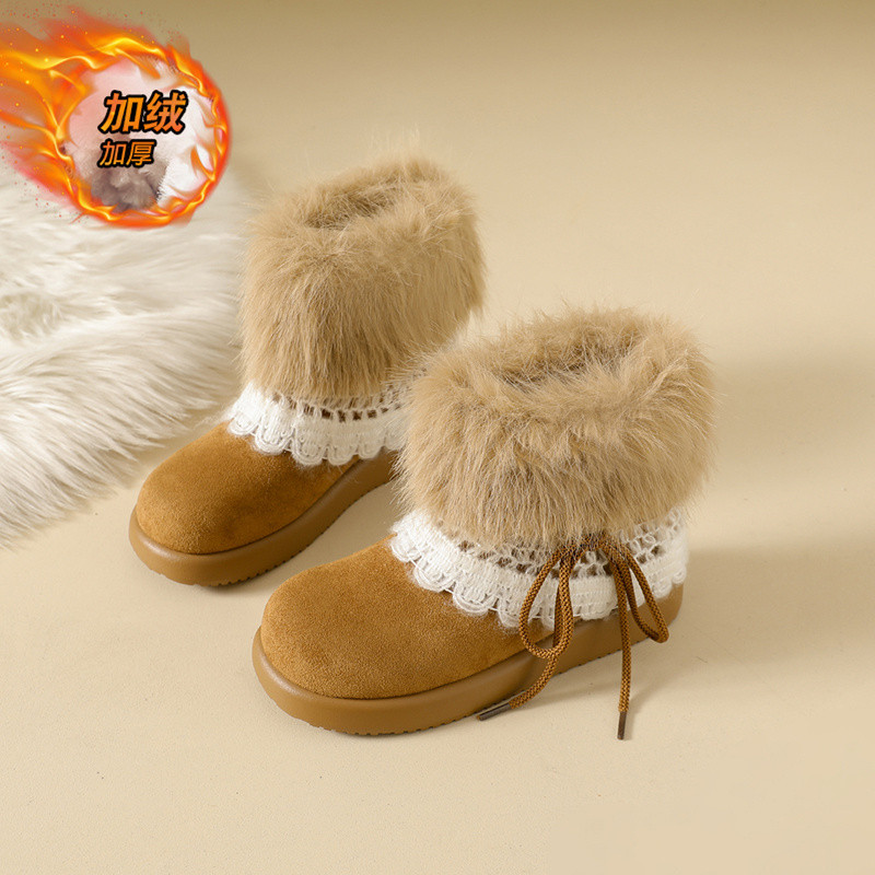 Women's Fashion Korean Style-Bohemian Style Snow Boots New Furry Boots Women's Shoes