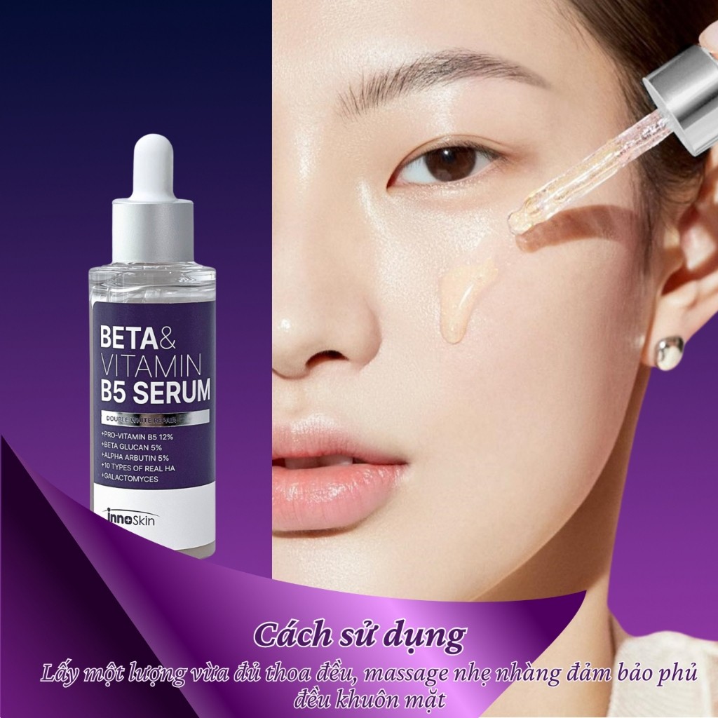 TINH CHẤT PHỤC HỒI, DƯỠNG TRẮNG LÀN DA TỨC THÌ BETA & B5 INNOSKIN 50ML HÀN QUỐC - 19227