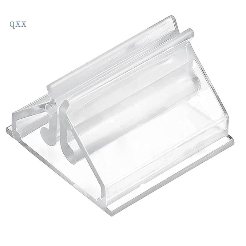 CH * 20x Set Sign Stand Photo Holders Trong suốt Place Cards Holders Picture Stand