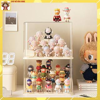  Hộp Đựng Trưng Bày Mô Hình Pop Mart Baby Three Sáng Tạo Bảo Quản Đồ Chơi Chống Bụi Chống Nước 