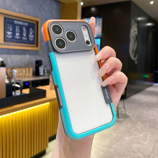  Tản nhiệt tốt hơn Ốp lưng màu kép viền điện thoại mềm cho iPhone Air 17 16 15 Pro Max 14 13 12 11 Pro Max 7 8 Plus X Xs XR Xs Max Vỏ điện thoại Bảo vệ chống sốc Chỉ viền Không có mặt sau 