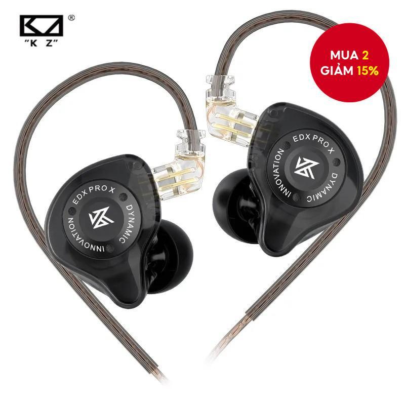 Tai nghe KZ EDX PRO X Ổ động Tai nghe HIFI Bass Tai nghe thể thao Loại bỏ nhạc Tai nghe KZ ZSTX ZSN 