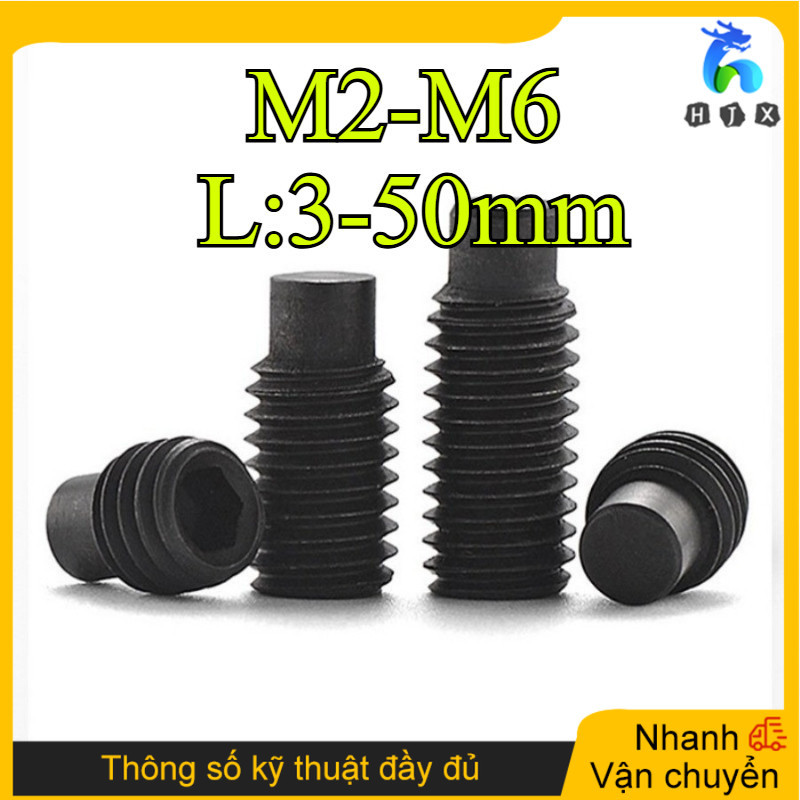 12.9 Lớp Hình Trụ Chắc Chắn Lục Giác Ổ Cắm Vít Bump Machine Meter Nails M2 / M2.5 / M3 / M4 / M5 / M