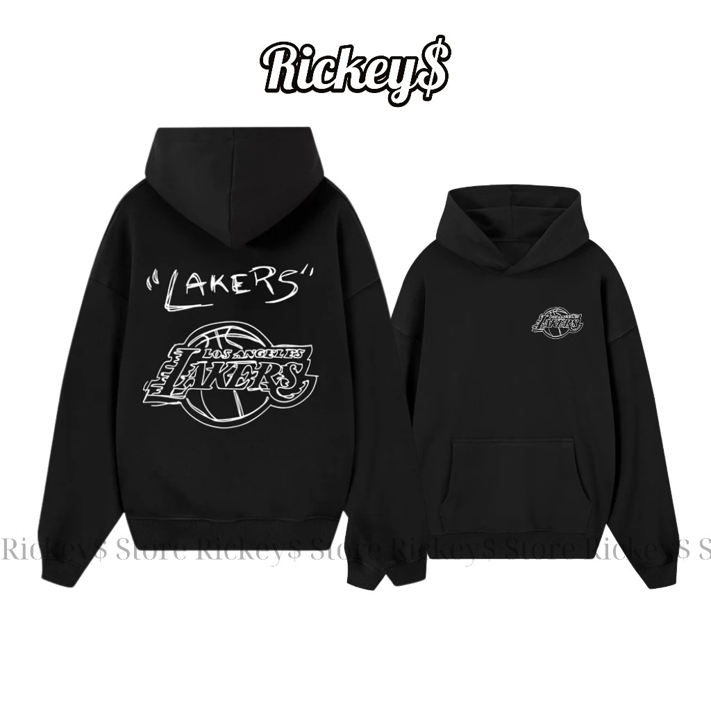 Áo Hoodie thông thường in chữ MBL Lakers dành cho nam và nữ 1120