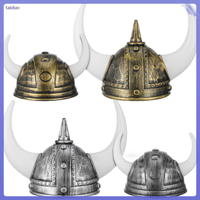 Trang Phục Halloween Chống Đỡ Phụ Kiện Mũ Bảo Hiểm Có Sừng Viking Mũ Trang Phục Mũ Cosplay taduo