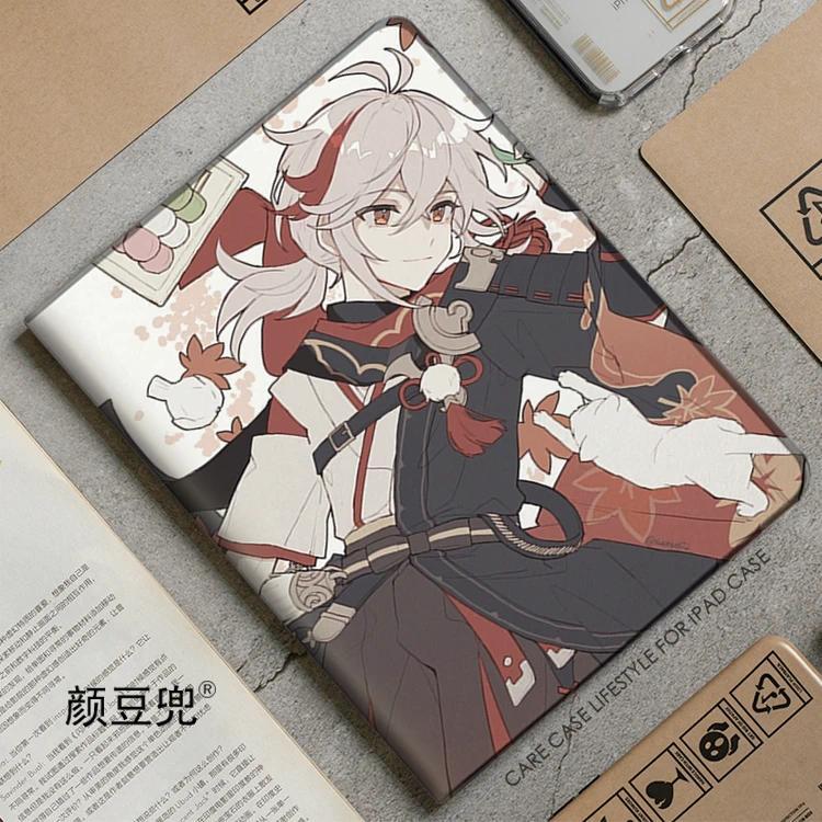 Genshin Tác Động Anime Kazuha IPad Dành Cho iPad 10.2 7th 8th Air 4 5 Mini 5 6 Ốp Lưng Silicon Sang 