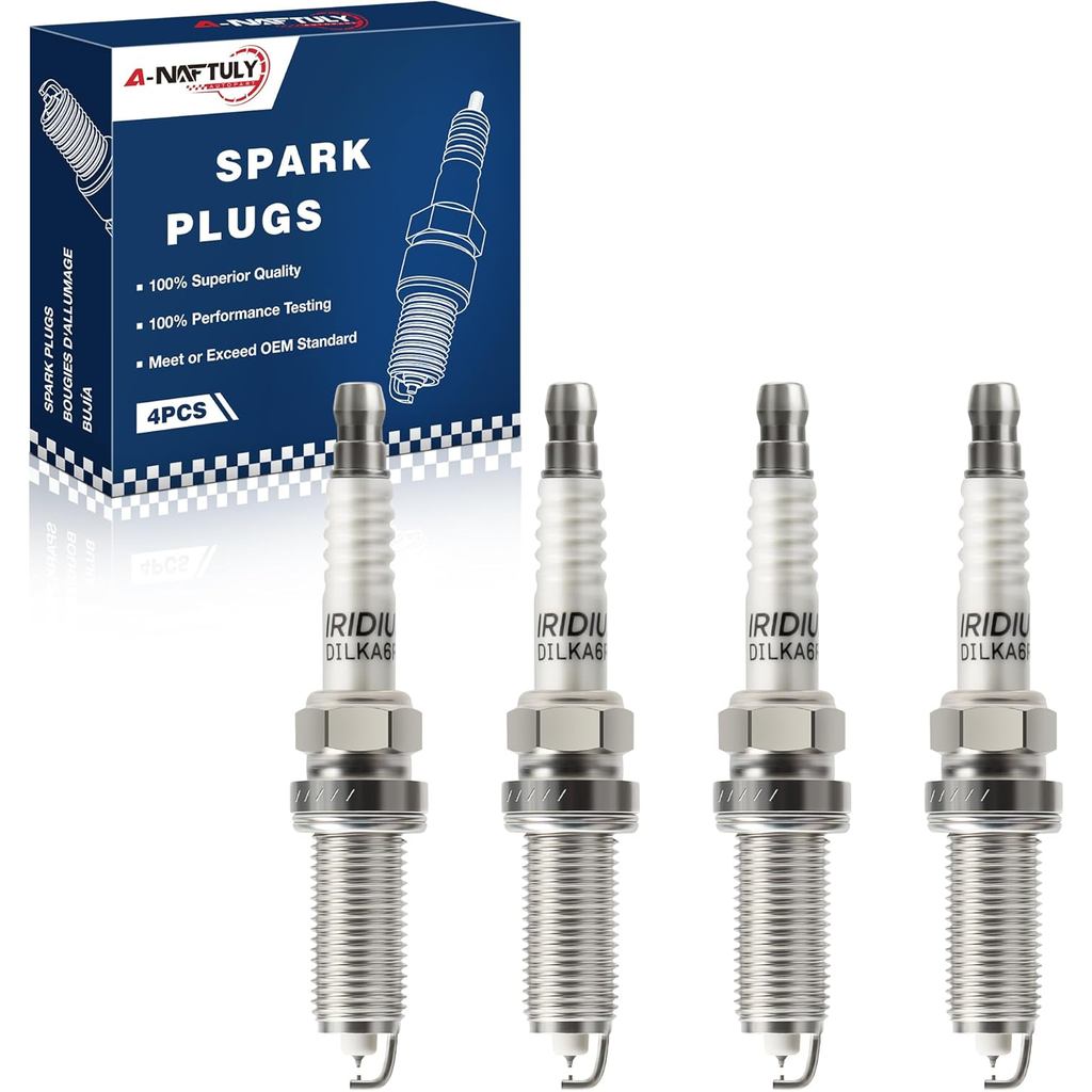 Bugi Iridium Đôi 4 Gói Phù Hợp Cho 2018-2024 Toyota Camry Corolla Highlander RAV4 Avalon & Lexus ES3