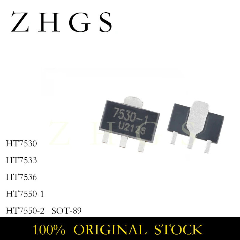 5 CÁI HT7530 HT7533 HT7536 HT7550 SOT-89 HT7530-1 HT7533-1 HT753-1 HT7550-1 HT7550-2 SOT89 7530 7533