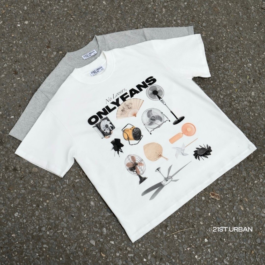 Áo phông dáng boxy 3 màu 21ST URBAN Only Fans