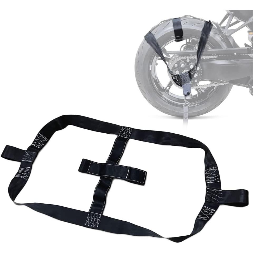 Đa Năng Xe Máy Phía Sau Dây Buộc Dây Đeo, Dây Gói Vận Chuyển Cho Xe Đạp Xe Máy Bụi Bẩn Xe Đạp Trailer (Đen)