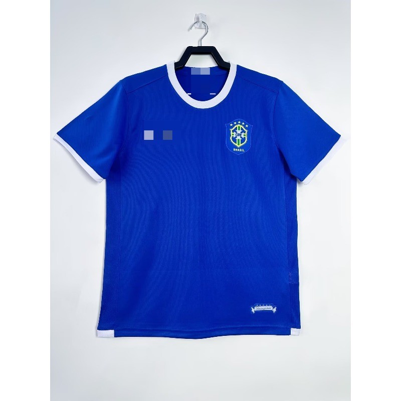 Áo đấu ngắn tay bóng đá sân khách Brazil 2006