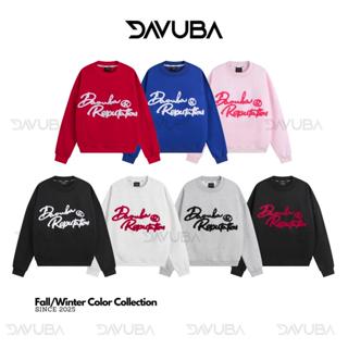 DAVUBA | Áo Sweater Nỉ Bông Thêu Xù mùa thu đông nam nữ sm161 