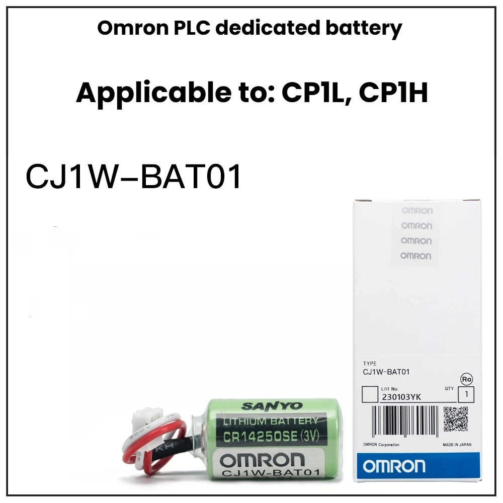 Pin Omron PLC CJ1W-BAT01 Pin Lithium CP1H / CP1L Nhập Khẩu Nhật Bản 3V