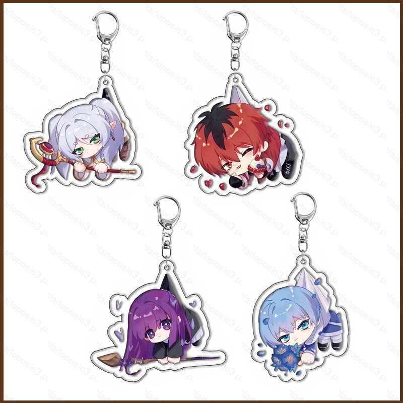 ST3 Frieren: Beyond Journey 's End Móc khóa Anime Sousou no Frieren Móc khóa Fern Stark Túi Acrylic 