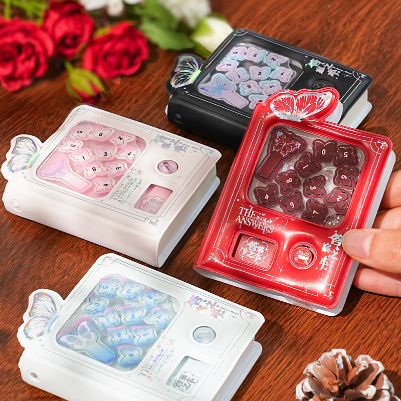 A7 Butterfly A7 Butterfly answer book gashapon Notebook Mini Notebook Sáng tạo / /❣20251121