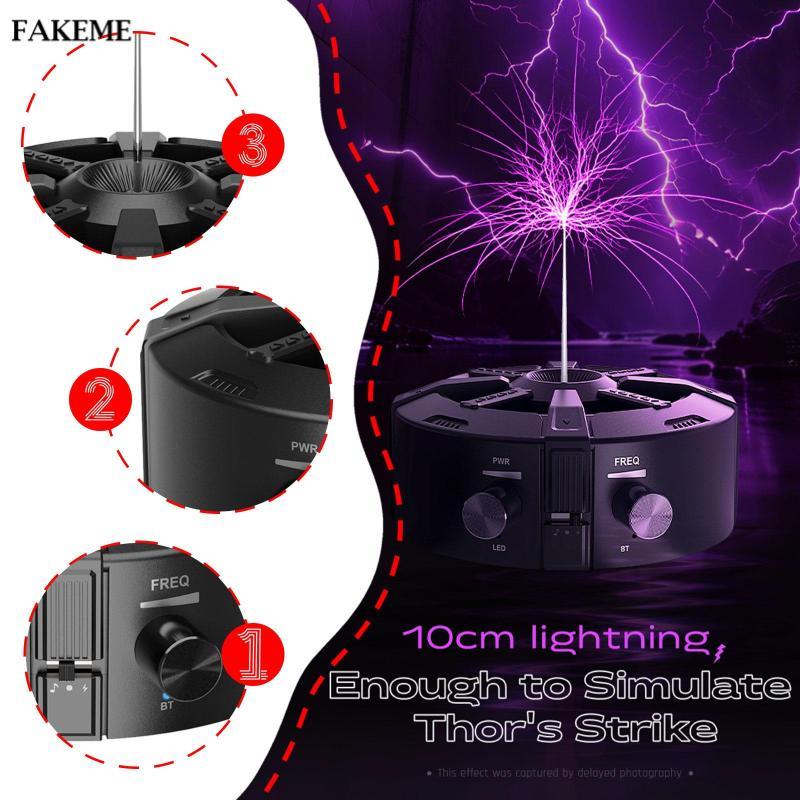 Âm nhạc Tesla Coil ARC Plasma Coil Thí nghiệm khoa học Đồ chơi điện Truyền tải điện Máy tính để bàn 
