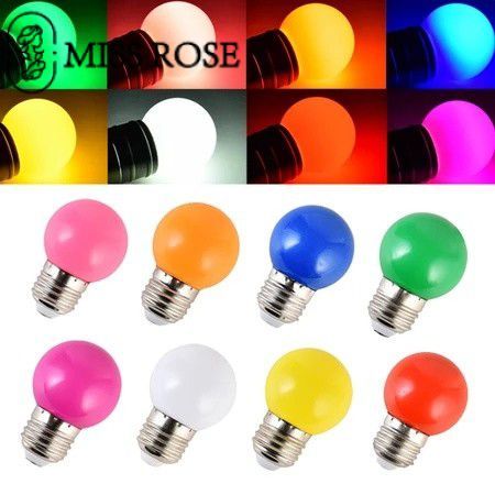 Miss Rose Đèn Led Giáng Sinh 3W Cột Tiêu Chuẩn E27 Nhiều Màu Là Bóng Đèn Led Chống Trượt PVC Chống V
