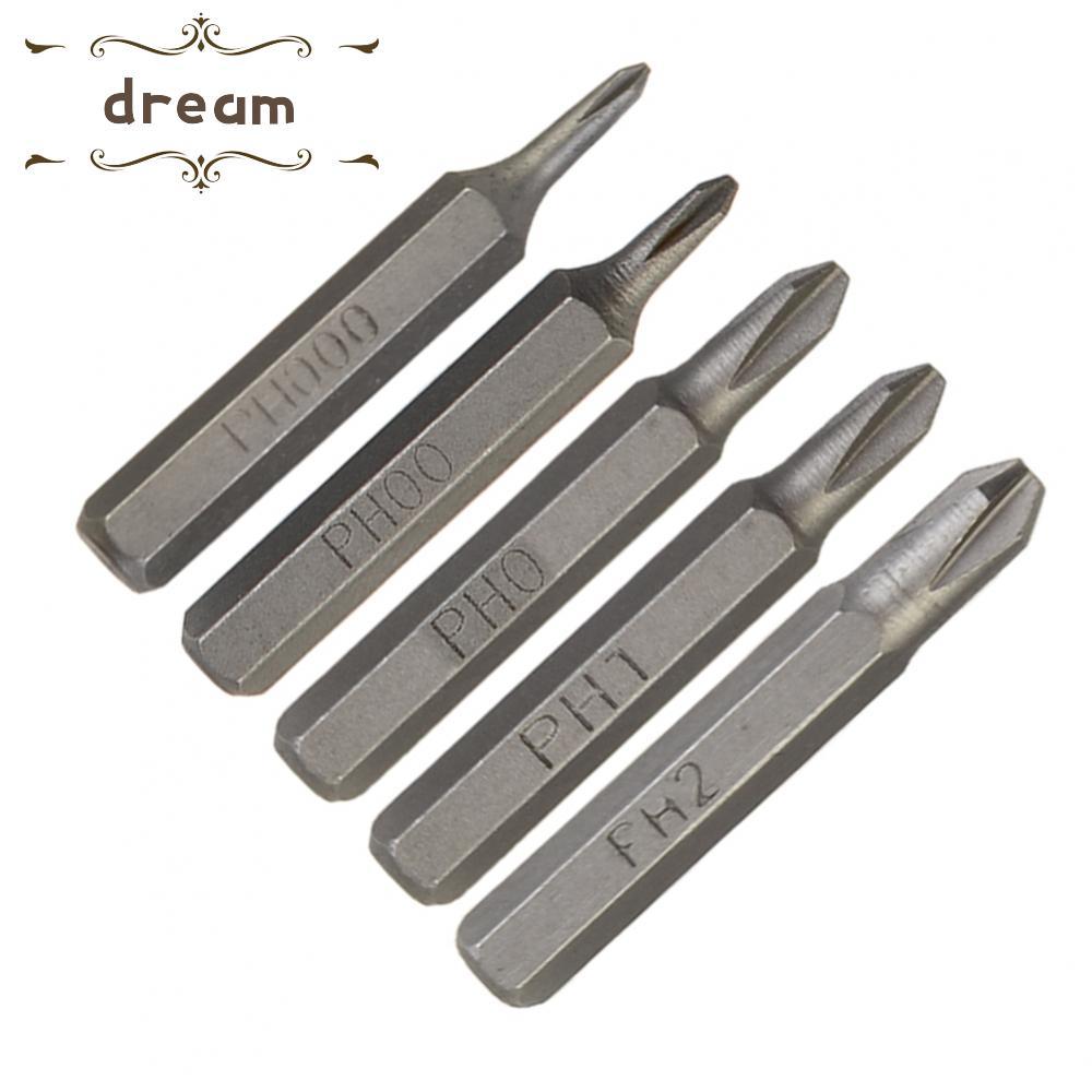 [dreamlife]Wear Resistant Screwdriver Bits Set PH0000 PH000 PH00 PH0 PH1 PH2 4mm Hex Shank