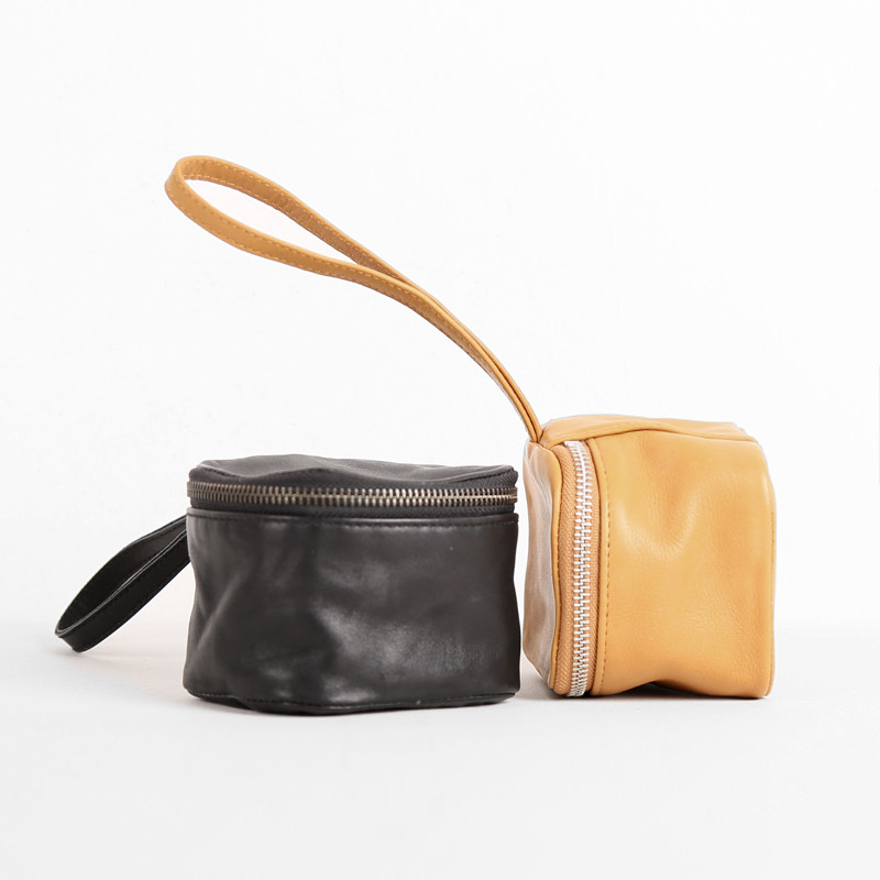 Deep Mountain Jiufen Mini Túi Du Lịch Da Thật Bảo Quản Túi Nhỏ Chìa Khóa Túi Đựng Thẻ Túi Đựng Mỹ Ph