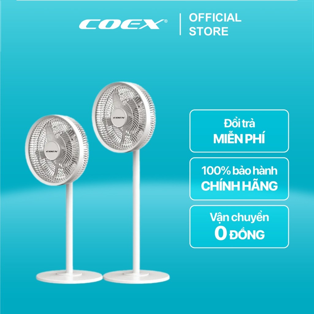 [COEX OFFICIAL] Quạt cây 5 cánh Coex CF-7121D - BH chính hãng,Ship 0đ