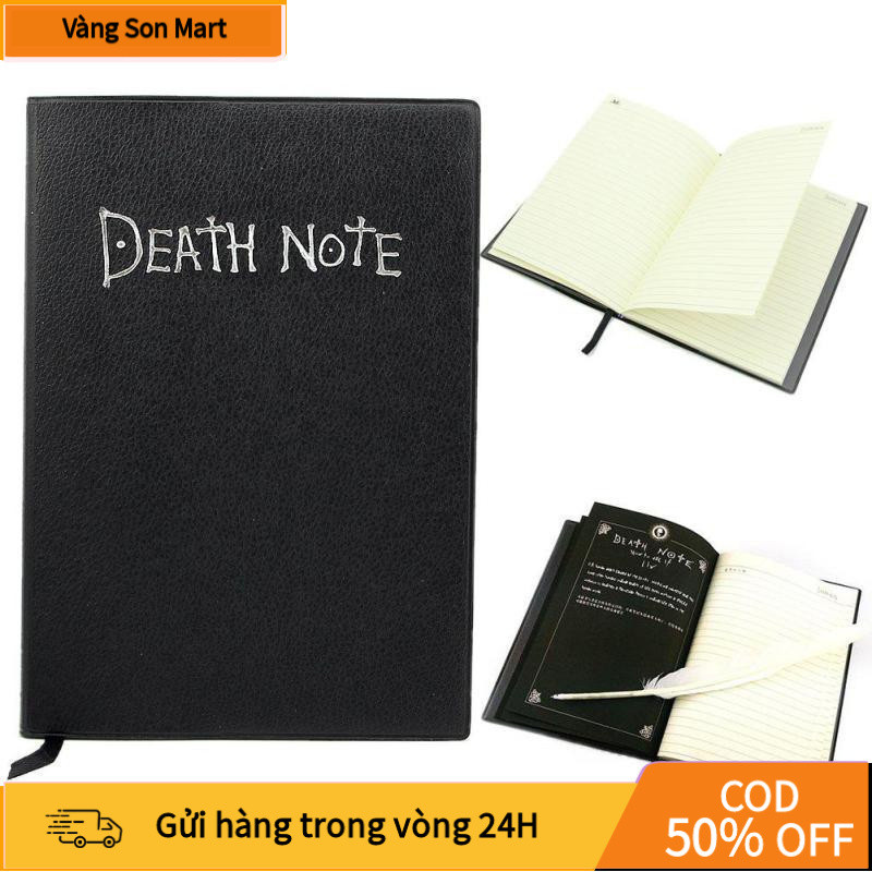 【Son】Death note [Có hộp và tặng kèm bút lông, kẹp sách] sổ death note sổ anime/sổ note/sổ da
