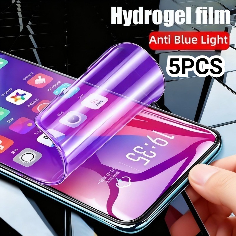 5 Bộ Phim Hydrogel Mềm HD Cho Umidigi G9T G9C G9A G9 5G Chống Gián Điệp Riêng Tư Chống Ánh Sáng Xanh
