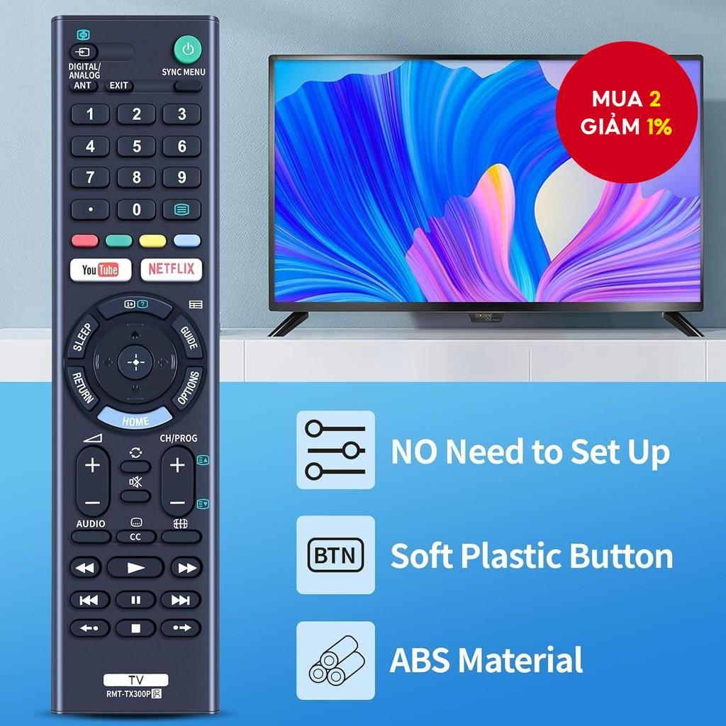 Thay thế điều khiển từ xa đa năng cho TV Sony BRAVIA 4K Smart TV RMT-TX300P Series