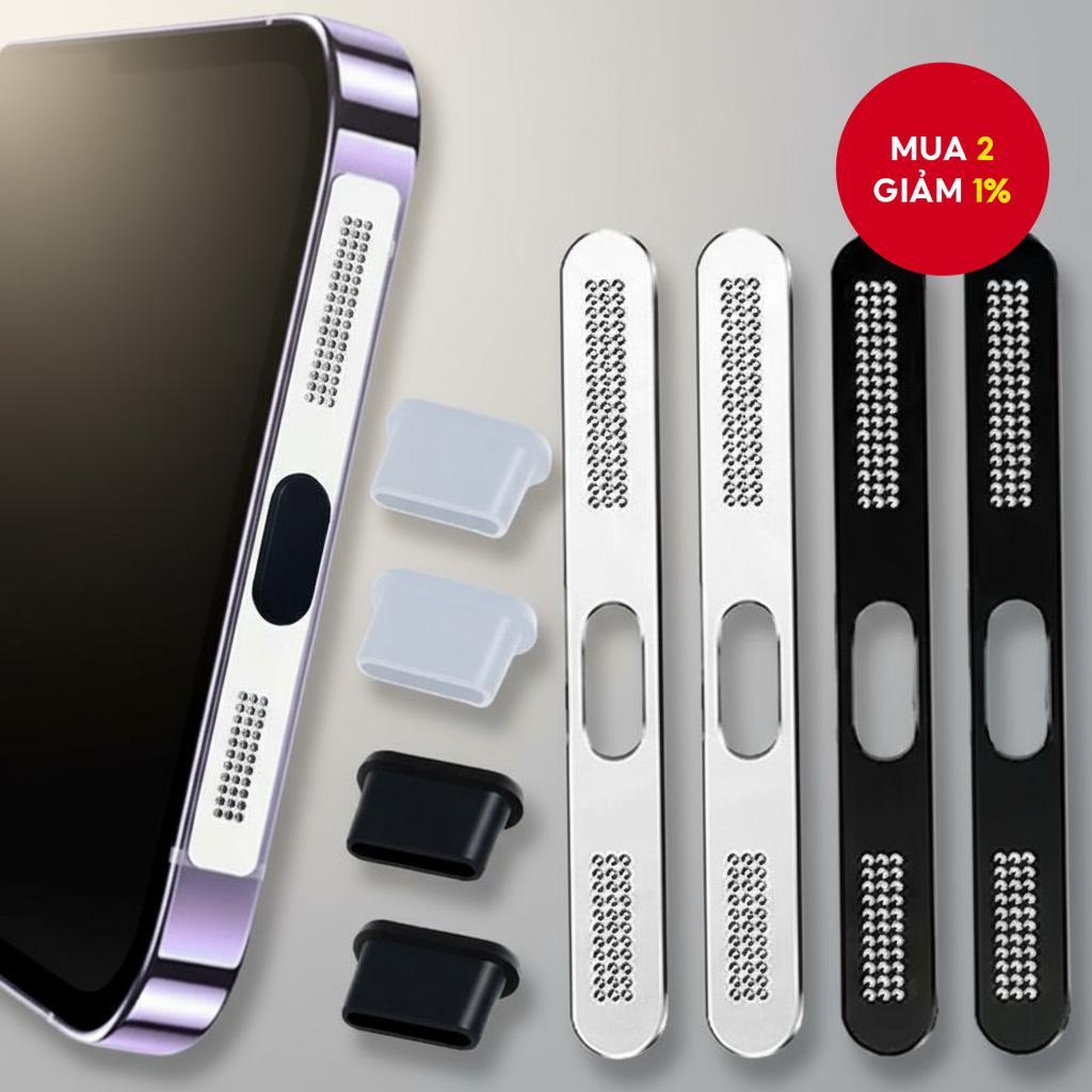 Lưới chống bụi loa đa năng, miếng dán tự dính chống bụi cho lPhone 16 15 Pro Plus Max