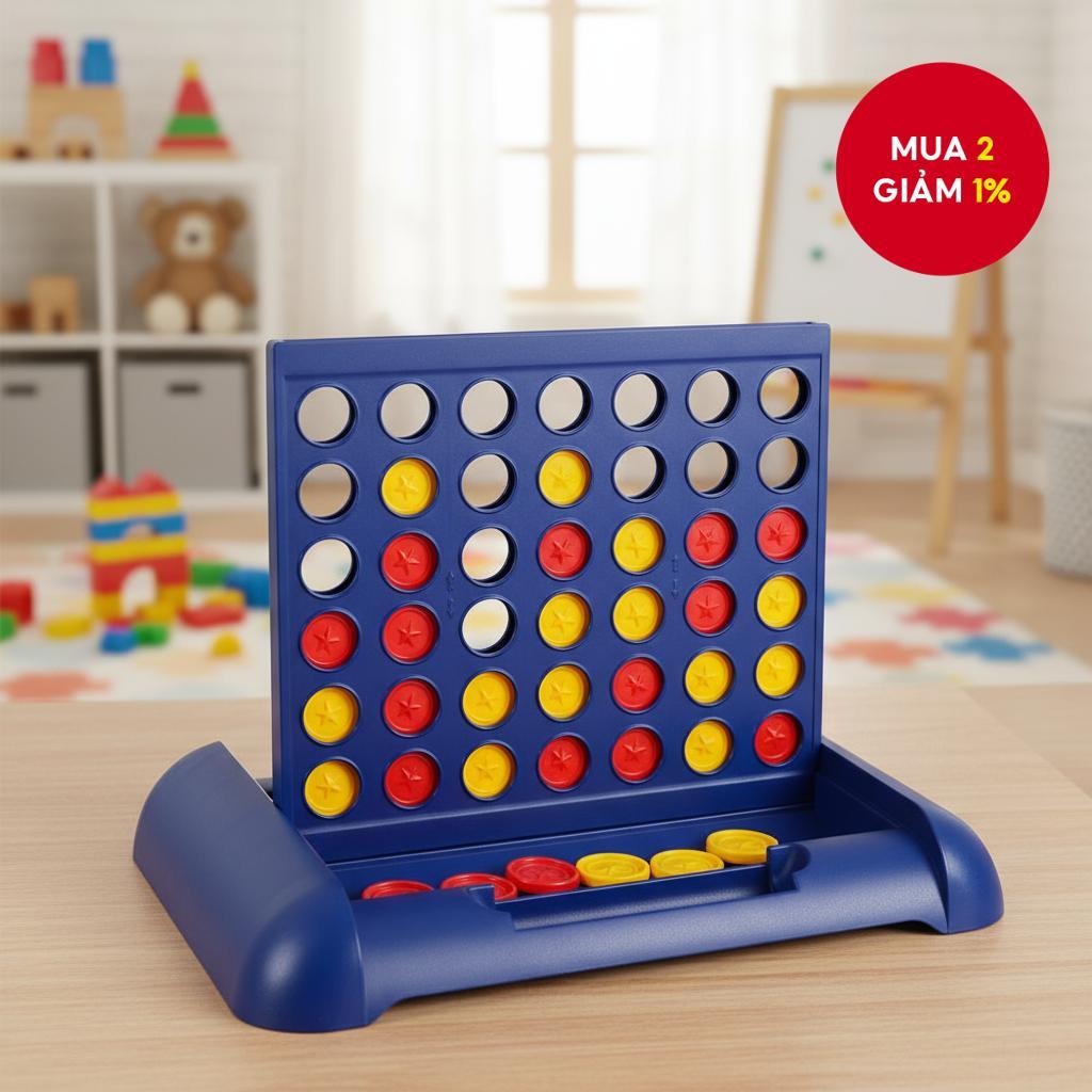 MINI Connect 4 - Trò chơi bàn 4 ô liên tiếp - Đồ chơi giáo dục cho trẻ em - Giải trí gia đình