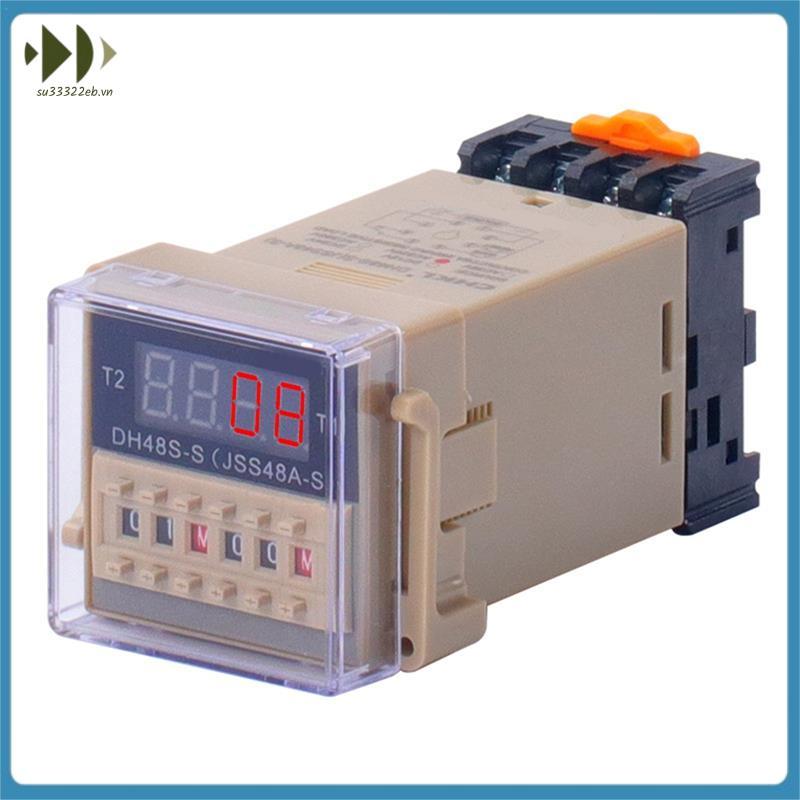 [su33322eb.vn] Rơle thời gian DH48S-S 12V 12V 24V 36V 110V 220V 380V Chu kỳ lặp lại 12V 24V 36V 110V