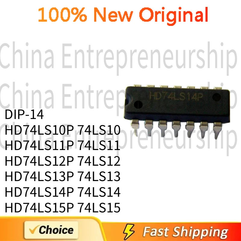 5 Cái / lốc DIP-14 HD74LS10P 74LS10 HD74LS11P 74LS11 HD74LS12P 74LS12 HD74LS13P 74LS13 HD74LS14P 74L
