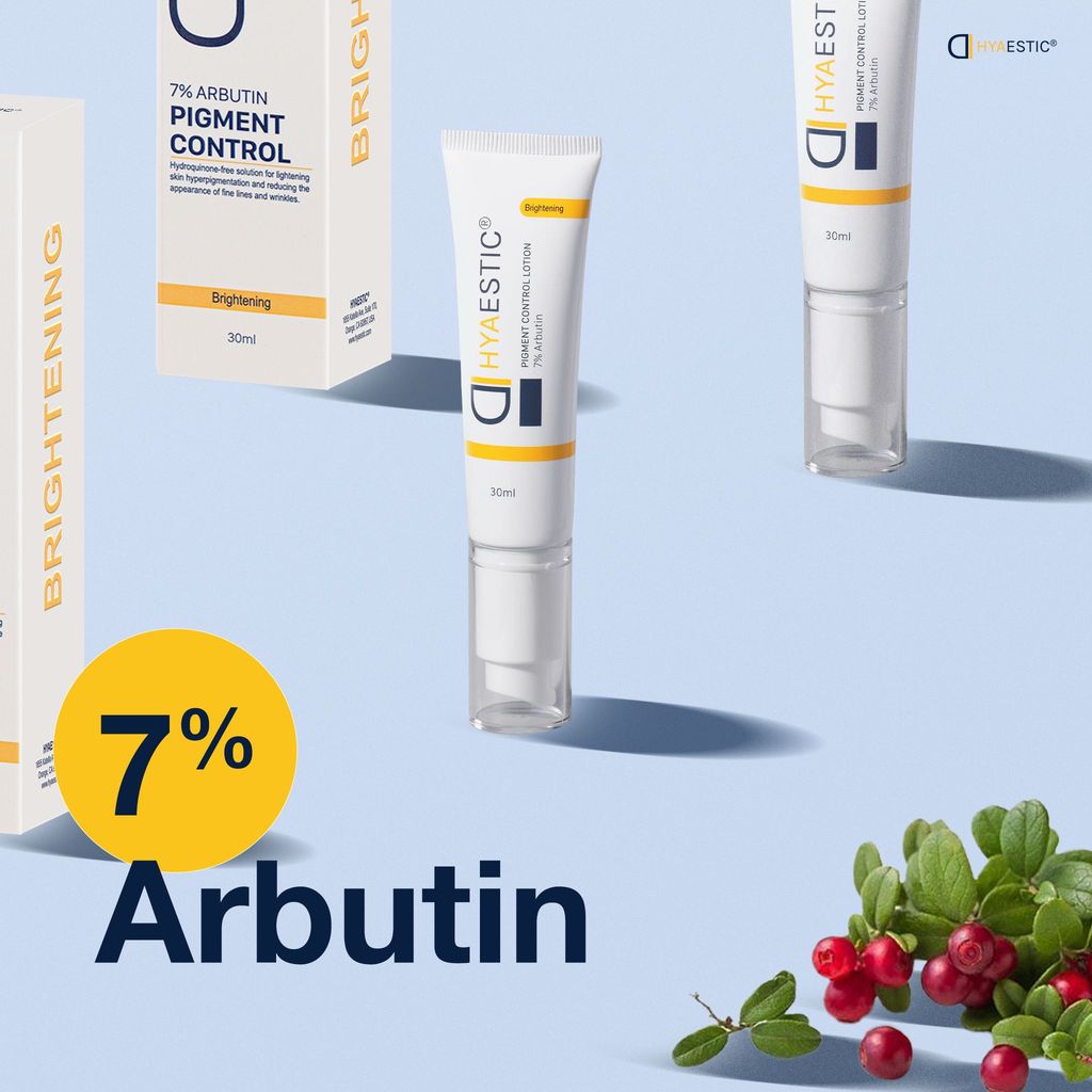Kem hỗ trợ sáng da ngừa thâm nám Hyaestic Pigment Control Lotion 7% Arbutin