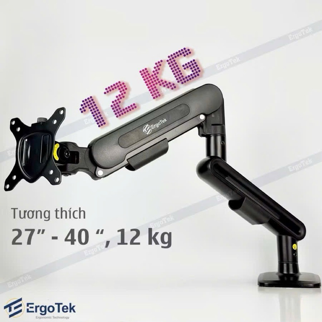 Giá Treo Màn Hình Máy Tính ErgoTek EZ100 - Giá Treo Màn hình 27 - 40 Inch ( Tải Trọng 12 kg )