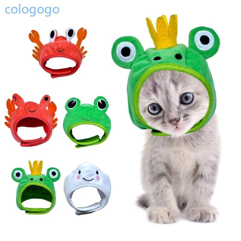 Pet Hat Cartoon Animal for Frog Shape Lovely Costume Accessories Safe Materials
