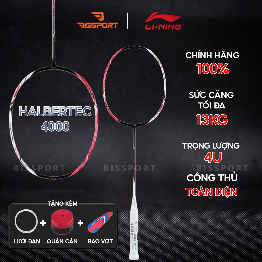 Vợt Cầu Lông Li-Ning Halbertec 4000 Chính Hãng – Cân Bằng Giữa Sức Mạnh Và Kiểm Soát - Toàn Diện - B