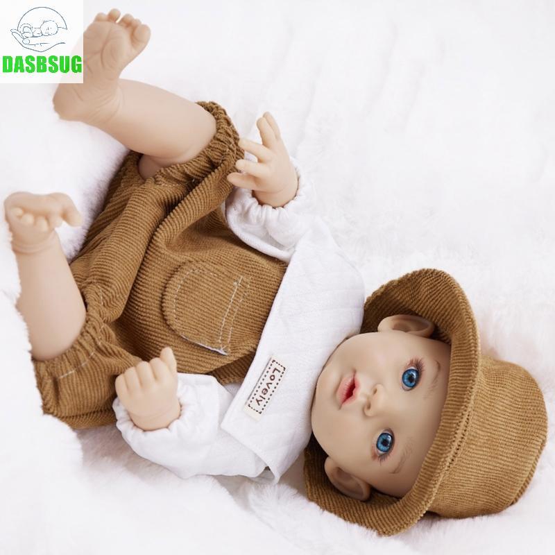 DASBSUG Thực Tế Bé Gái Sơ Sinh Búp Bê 12 Inch Vinyl Trẻ Em Người Bạn Ngủ Đồ Chơi Vinyl 12 Inch Sơ Si