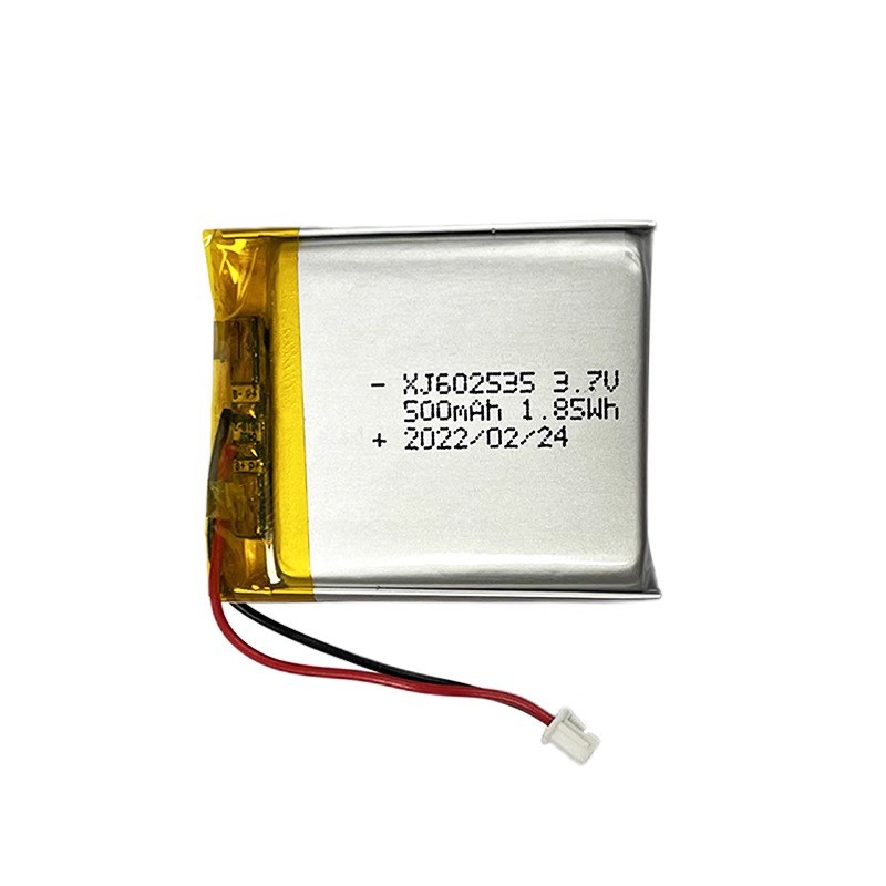 Pin Polymer602535Giấy chứng nhận KC Hàn Quốc 500mah 3.7v Pin Lithium Sữa rửa mặt Polymer