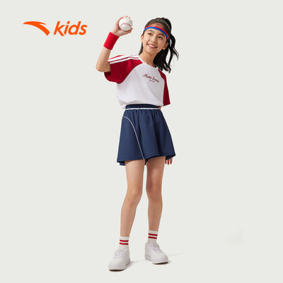 Quần Short Thể Thao Thời Trang Bé gái Sports Big Kids 7-14 Years Knitted Shorts ANTA KIDS 3625B8711