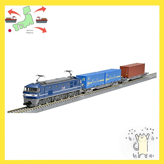 [Japanese Version] TOMYTEC N Gauge Type EF210 Container Train Set 3 Cars 98394 Model Train Freight C