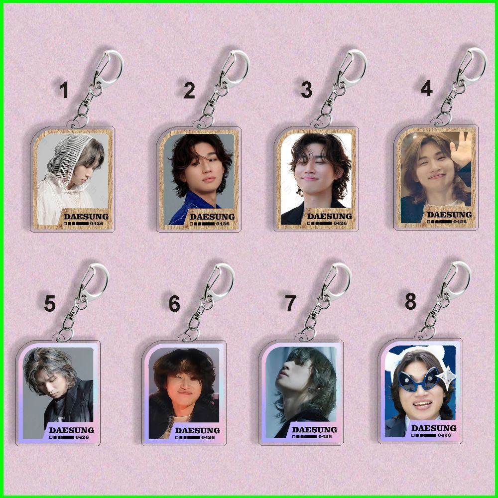 ST1 BIGBANG Acrylic Móc Khóa DAISUNG Mặt Dây Chuyền TOUR Ds WAVE IN HONG KONG Phụ Kiện KPOP Stars Ng