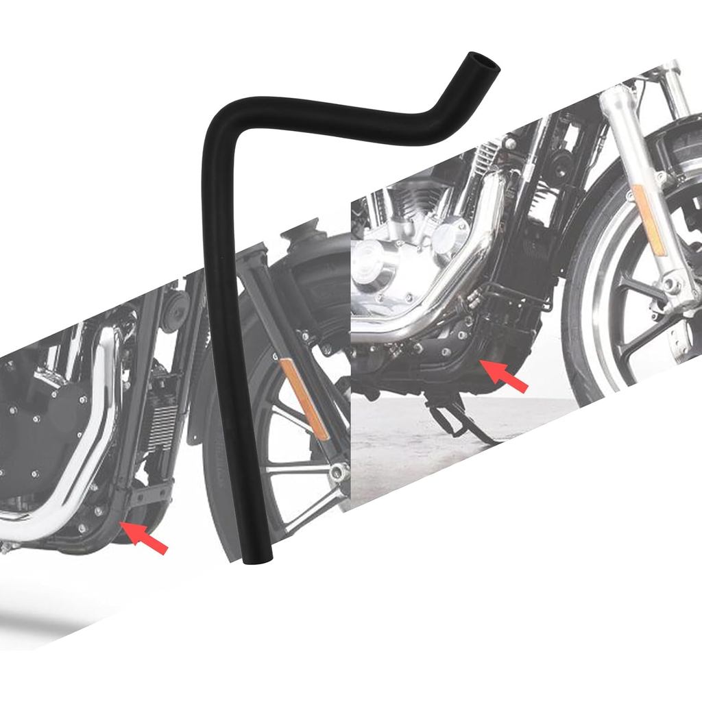 Xe Máy Dầu Làm Mát Dòng Ống Phù Hợp Cho Harley Sportster XL 883 Sắt 1200 Roadster Siêu Thấp 48 72 XL1200L 2006-2013