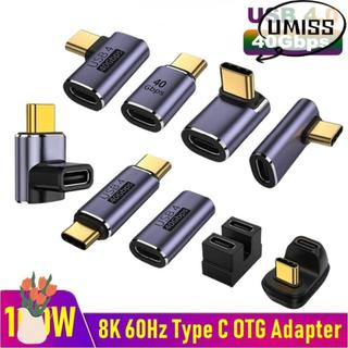 UMISS USB C sang Type C Thunder-bolt3 Sạc nhanh 100W USB4 40Gbps