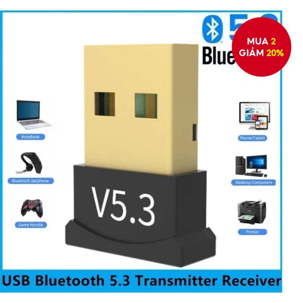 Bộ chuyển đổi USB Bluetooth5.3 không dây cho PC Laptop Loa Bộ thu âm thanh