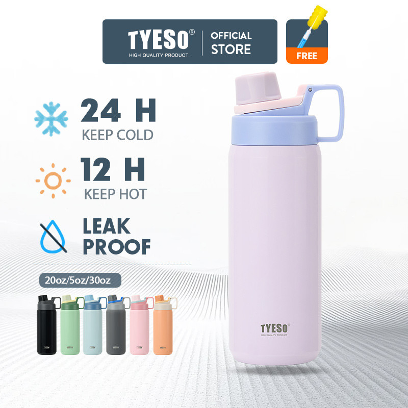 TYESO 2025 Chai 304 cách nhiệt chân không MỚI giữ lạnh và nóng 01-01008/01009/01010