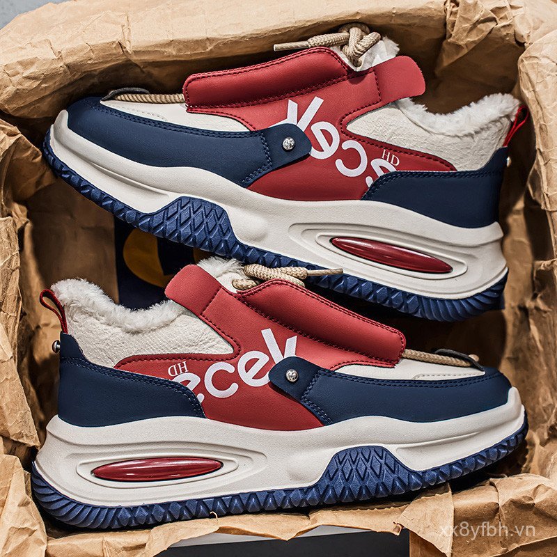 Fuyuan Ke Giày Nam Size Lớn Thể Thao Bố Giày