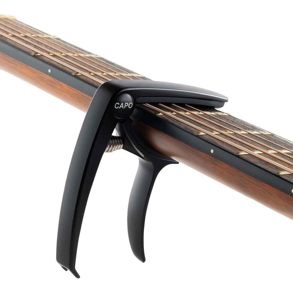 Guitar Capo, HoogtPro Capo dành cho đàn guitar acoustic và điện, đàn guitar acoustic 6 dây, capo đàn