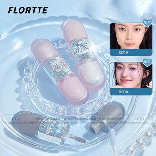 FLORTTE Kẻ Viền Hai Đầu Làm Nổi Bật Làm Sáng Đa Năng Trang Điểm Chính Xác Tự Nhiên Làm Sáng