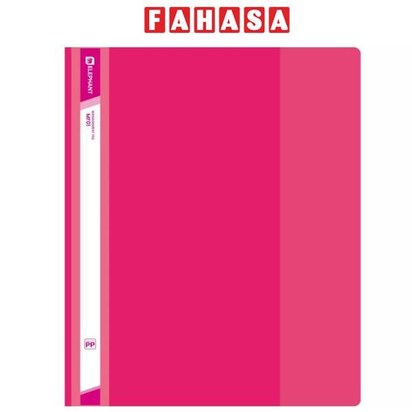 Bìa Kẹp Tài Liệu A4 - Elephant MF01 - Màu Hồng